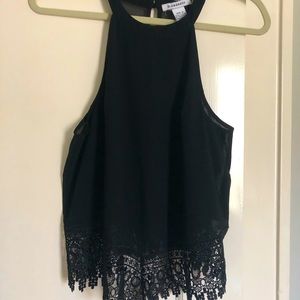 Urban Outfitters black crop top (M)